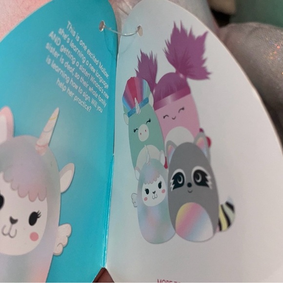 Lamb Unicorn Winona Squishmallow Tie Dye Colorful Soft Pillow - Picture 6 of 9